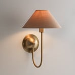 Globen Lighting Wandlampe IRIS, mokkabraun Höhe 32 cm