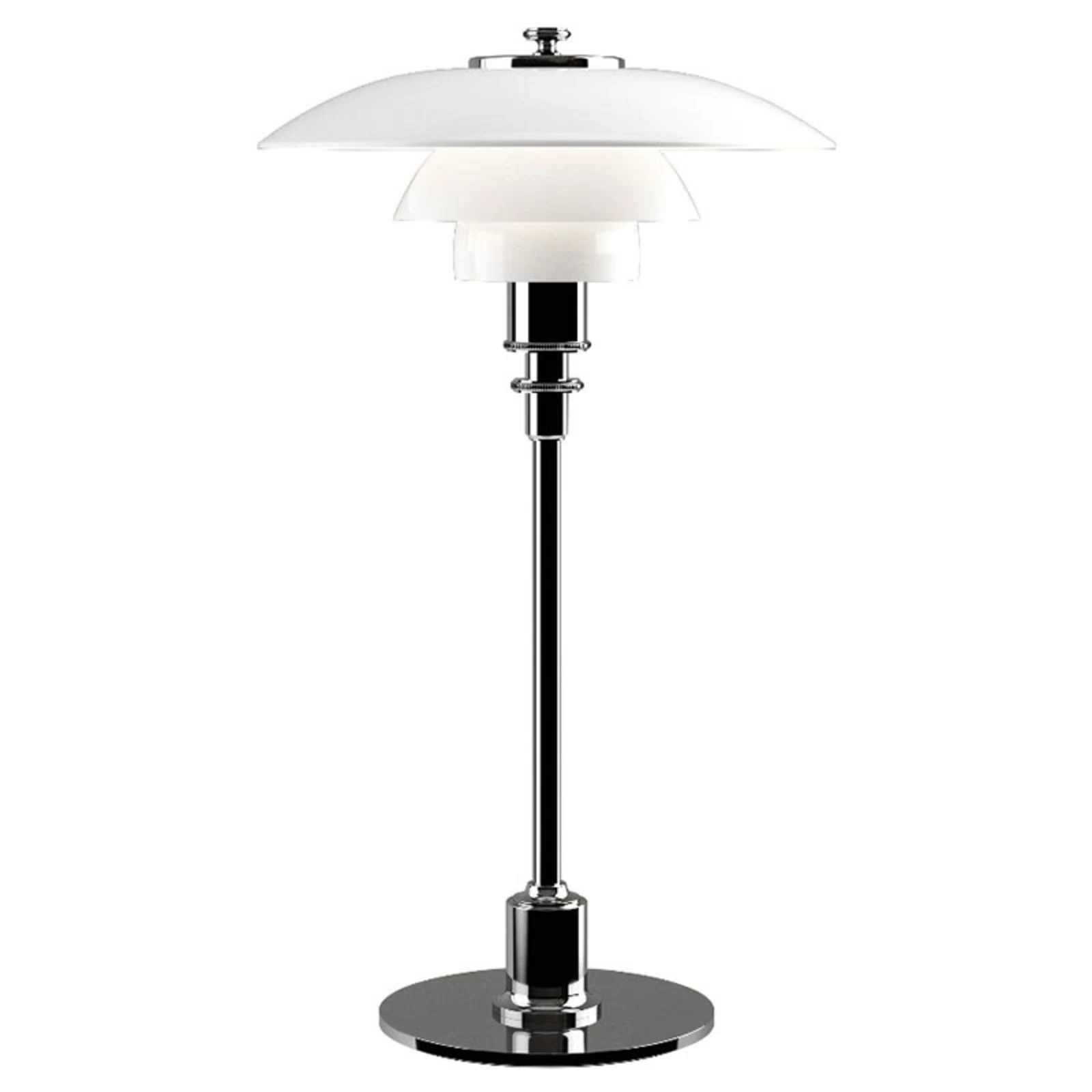 Lámpara mesa Louis Poulsen PH 2/1 cromo brillante