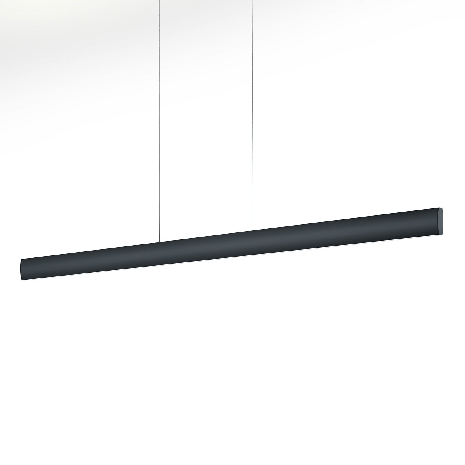 Lampă suspendată LED Runa negru lungime 132 cm