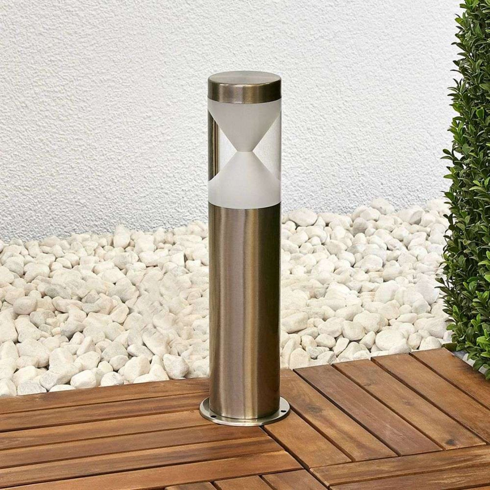 Fabrizio LED Lampă de Grădină Stainless Steel - Lindby