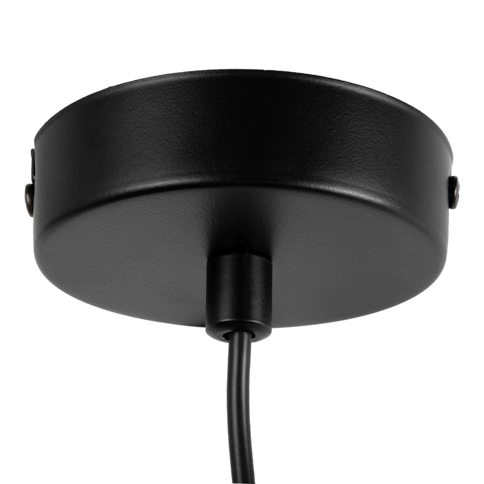 Żyrandol Telma, czarny, Ø 38 cm, metal