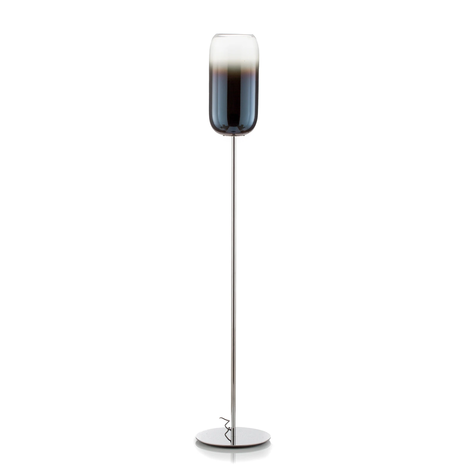 Artemide Gople Stehleuchte blau/silber
