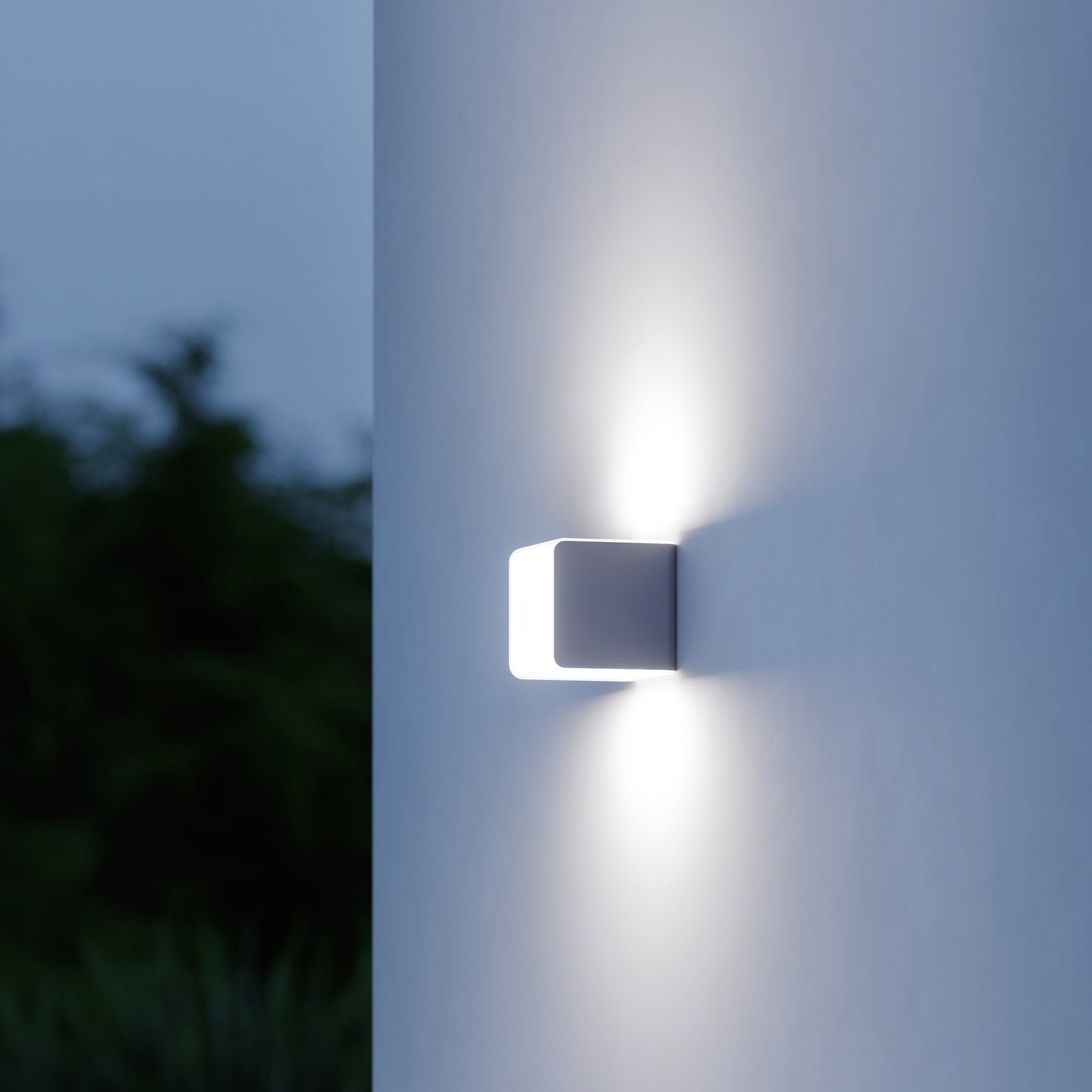 STEINEL L 830 C LED outdoor wall light, anthracite