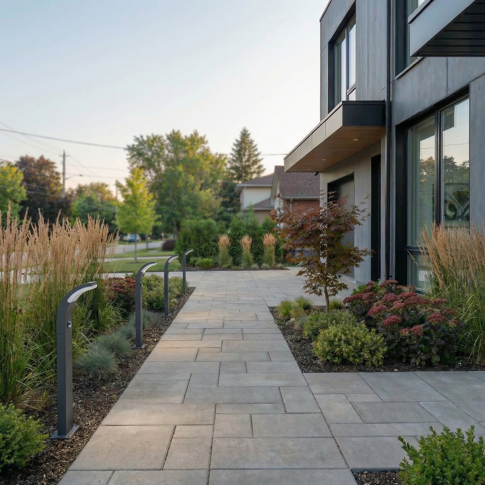 Timm Lampada da Giardino con Sensore Grafite - Lucande