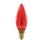 Segula LED Fire Flame Line E14 0,2 W červená sviečka 1800 K dekorácia