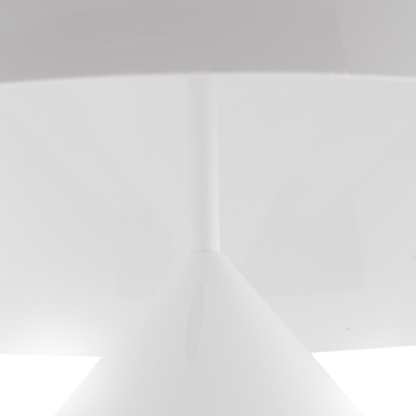 Oluce Atollo bordlampe med dimmer Ø50cm hvit
