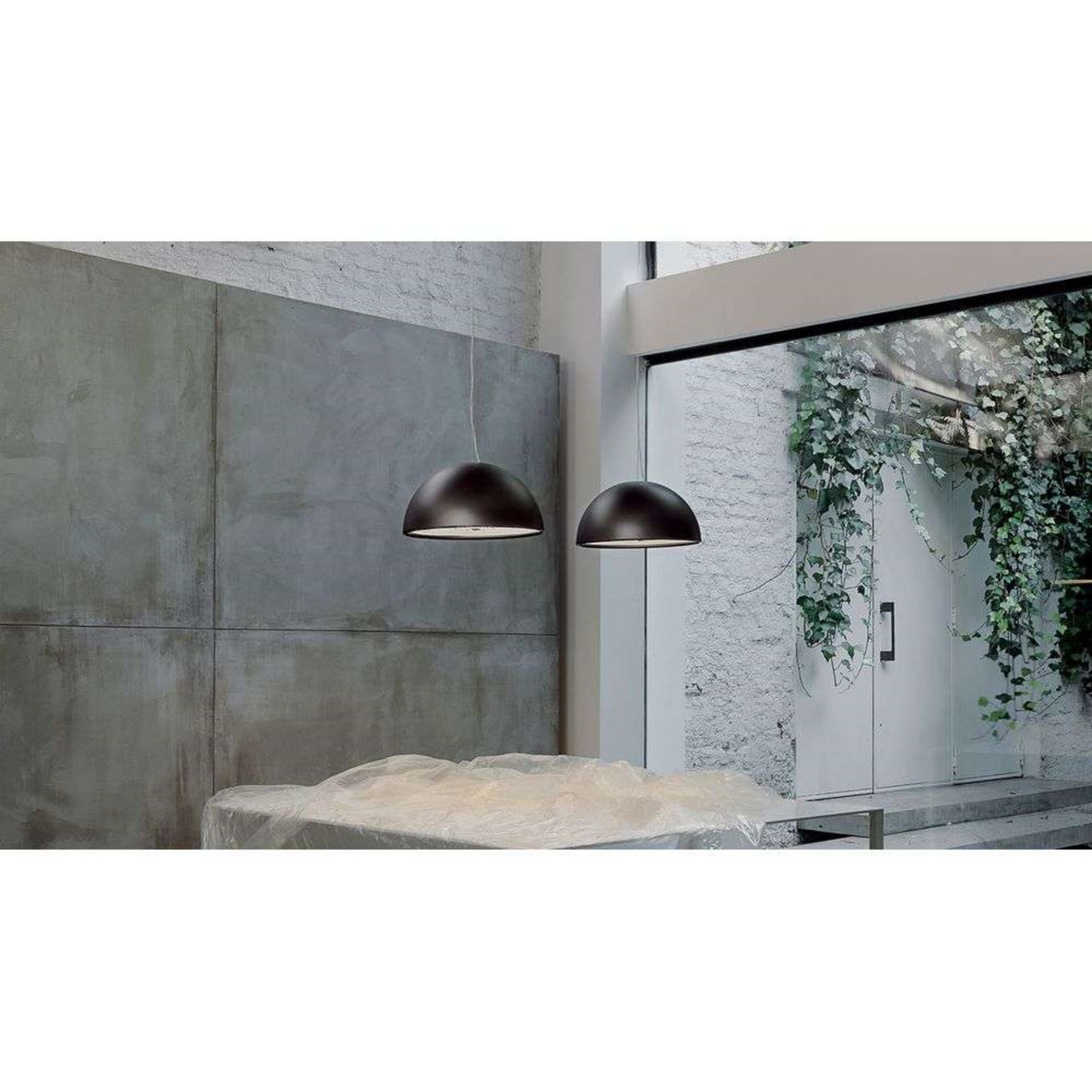 Skygarden Pendel Small Matt Black FLOS - Stue - Gips / ler
