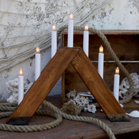 Viking adventsstake med 7 lys