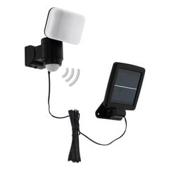 Lampa solarna LED Casabas z czujnikiem, czarna