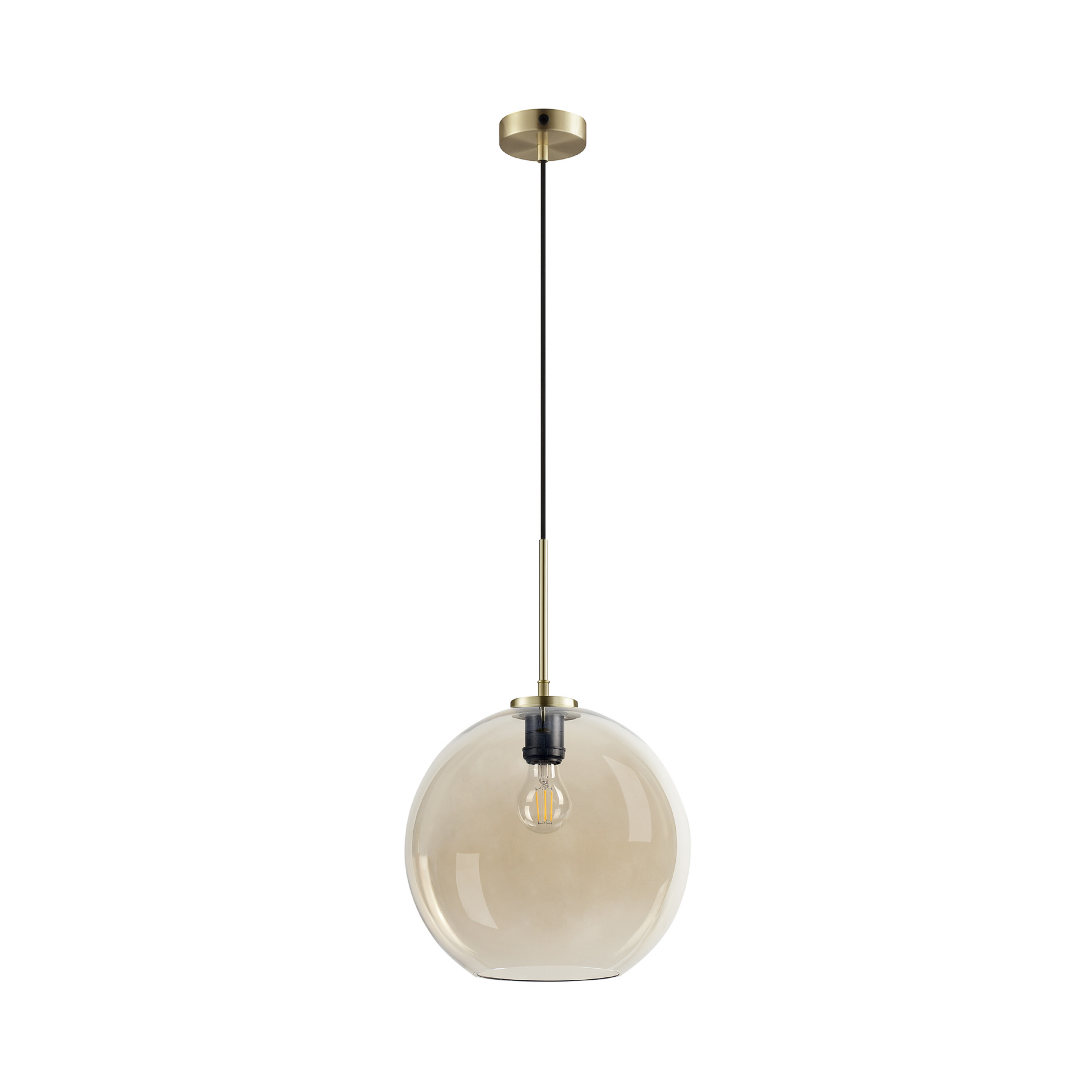 Dyberg Larsen Loop suspension 30 cm ambre/laiton