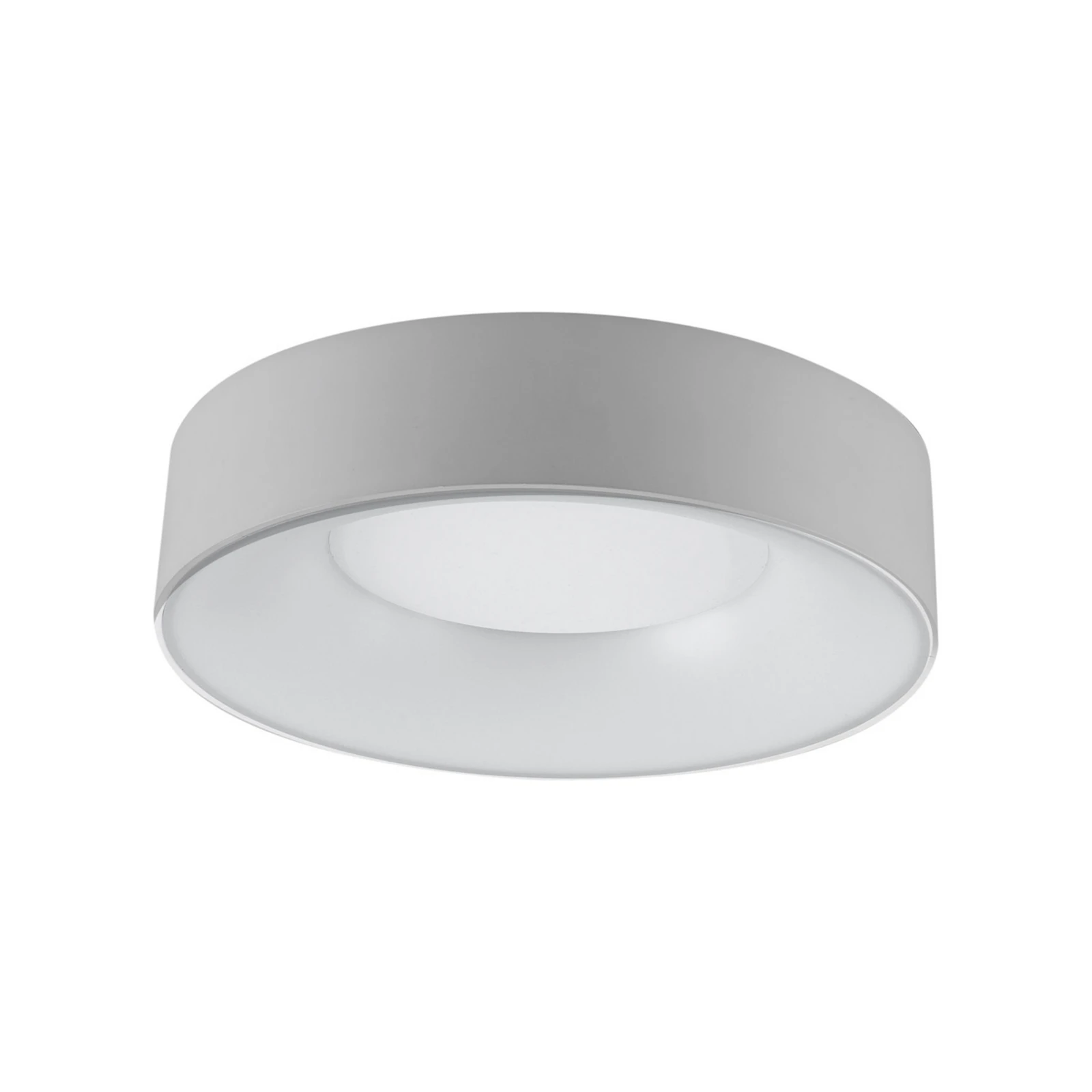 Candeeiro de teto LED Sauro, Ø 30 cm, prateado