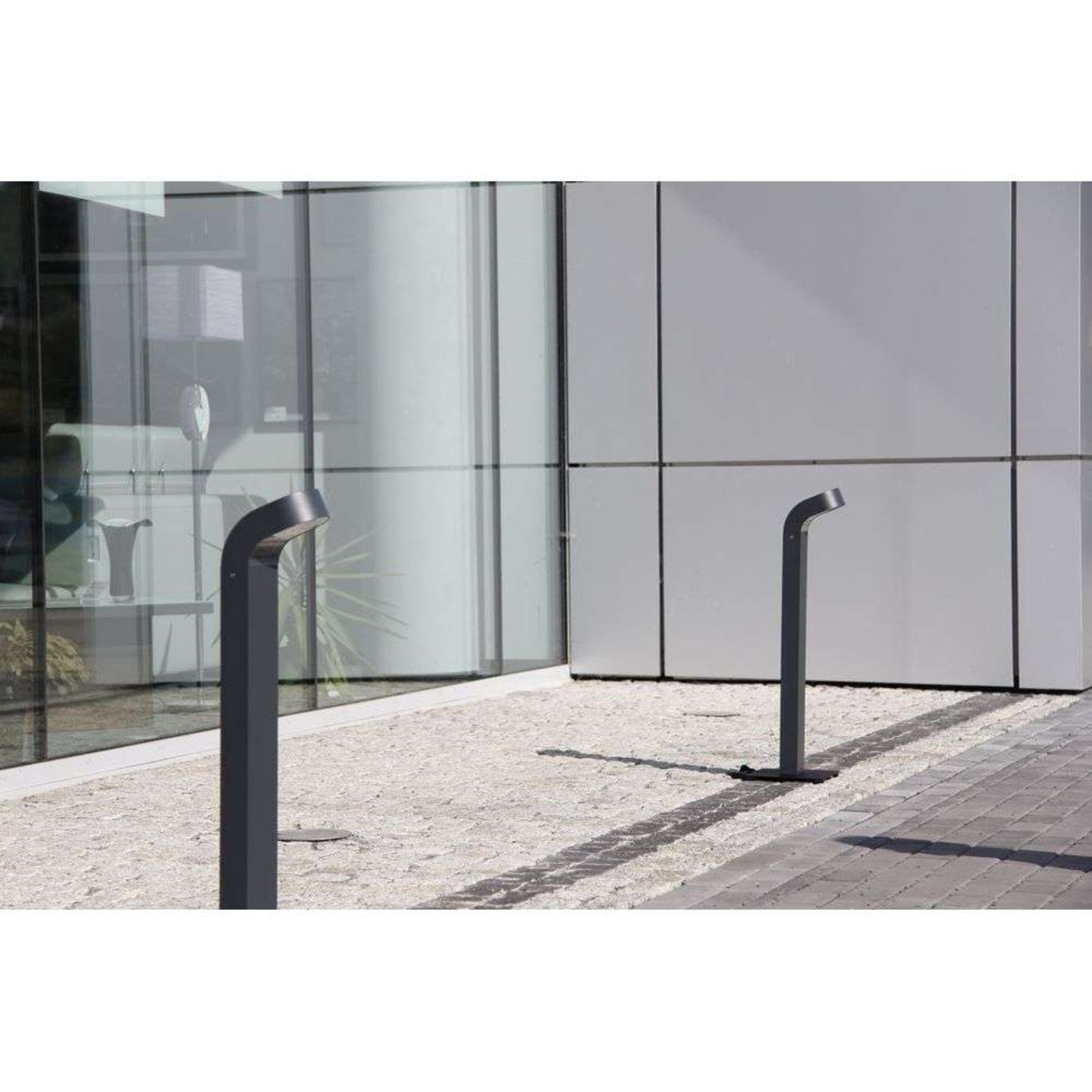 Molde LED Lampadare Exterior w/Suport de Ancorare Graphite - Norlys