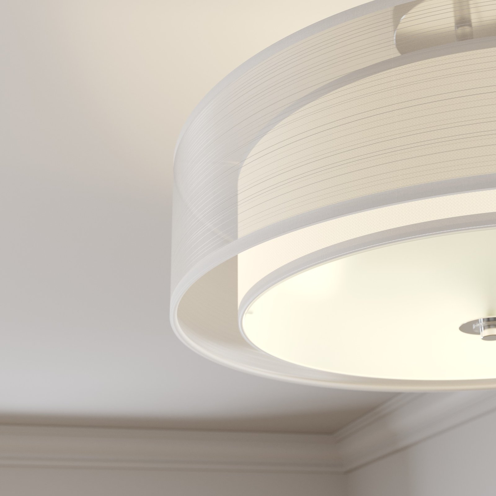 Pikka Stropné Lampa White/Chrom - Lindby