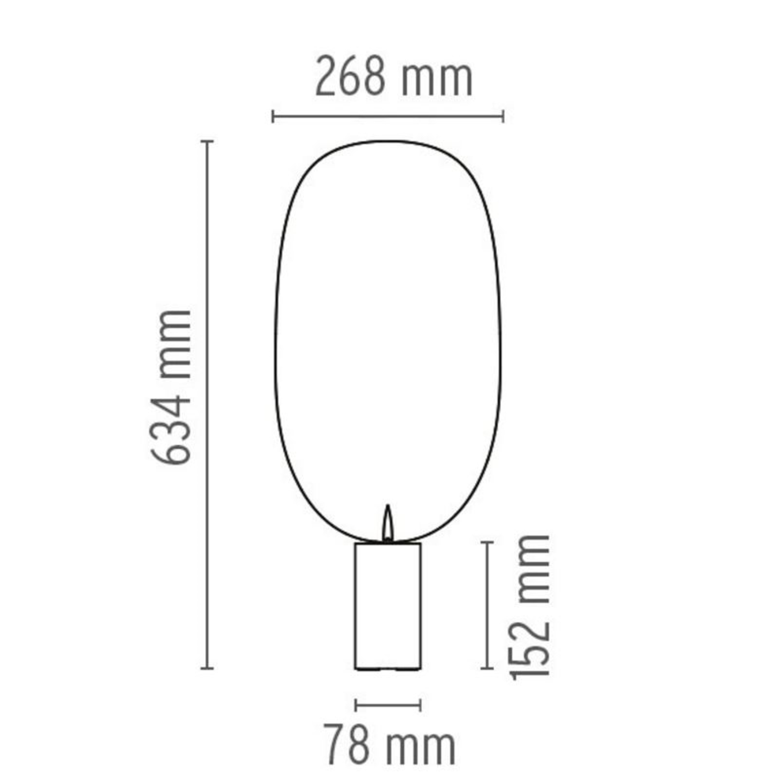 Serena T Lampă de Masă Aluminium - Flos