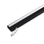 ModuLite F Lámpara LED bajo mueble, negra, 90 cm, 3.000 K, aluminio