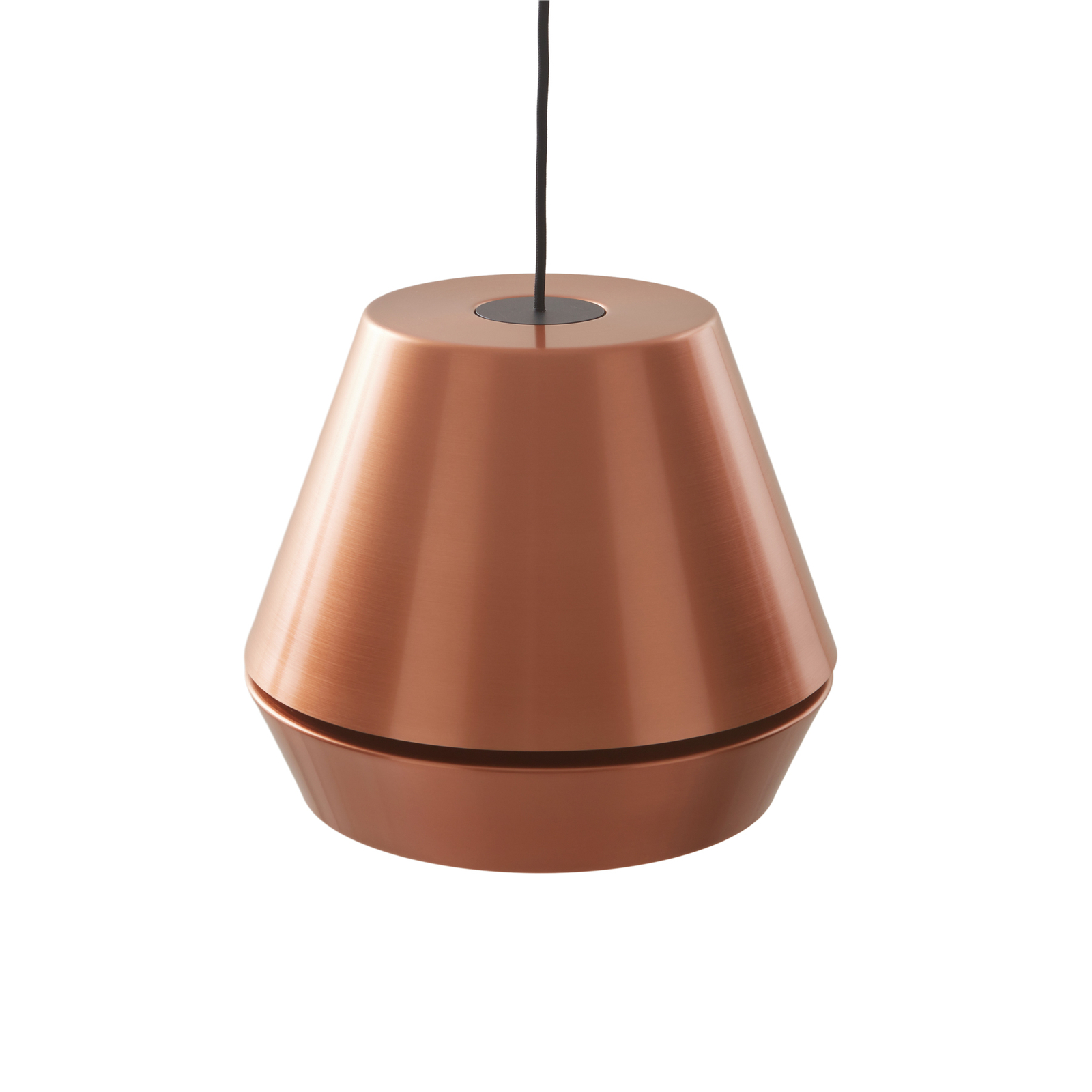 Lucande Mynoria LED pendant light, copper