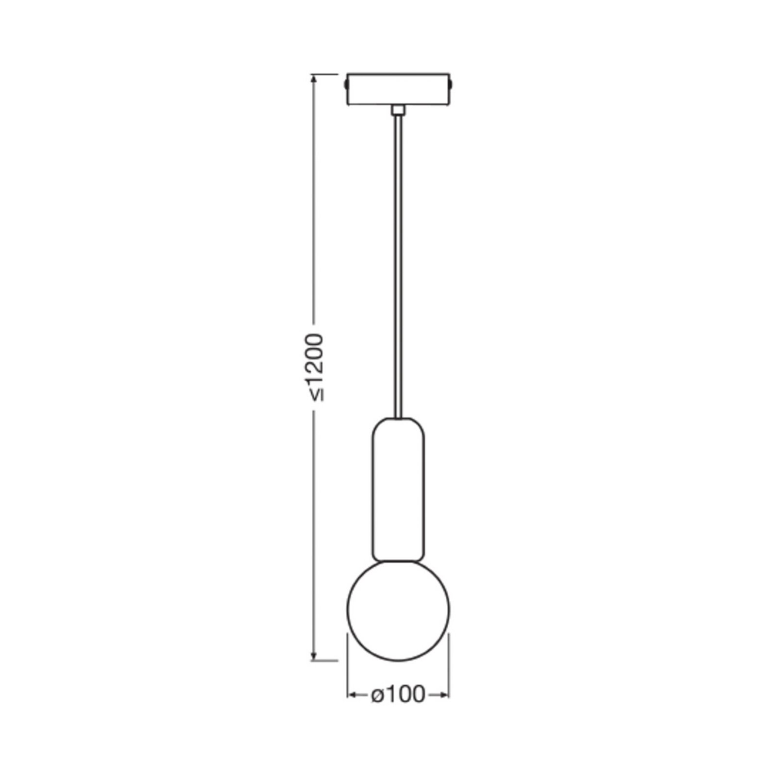 Lampada a sospensione OSRAM Decor Concrete Mic, blu, cemento, G9