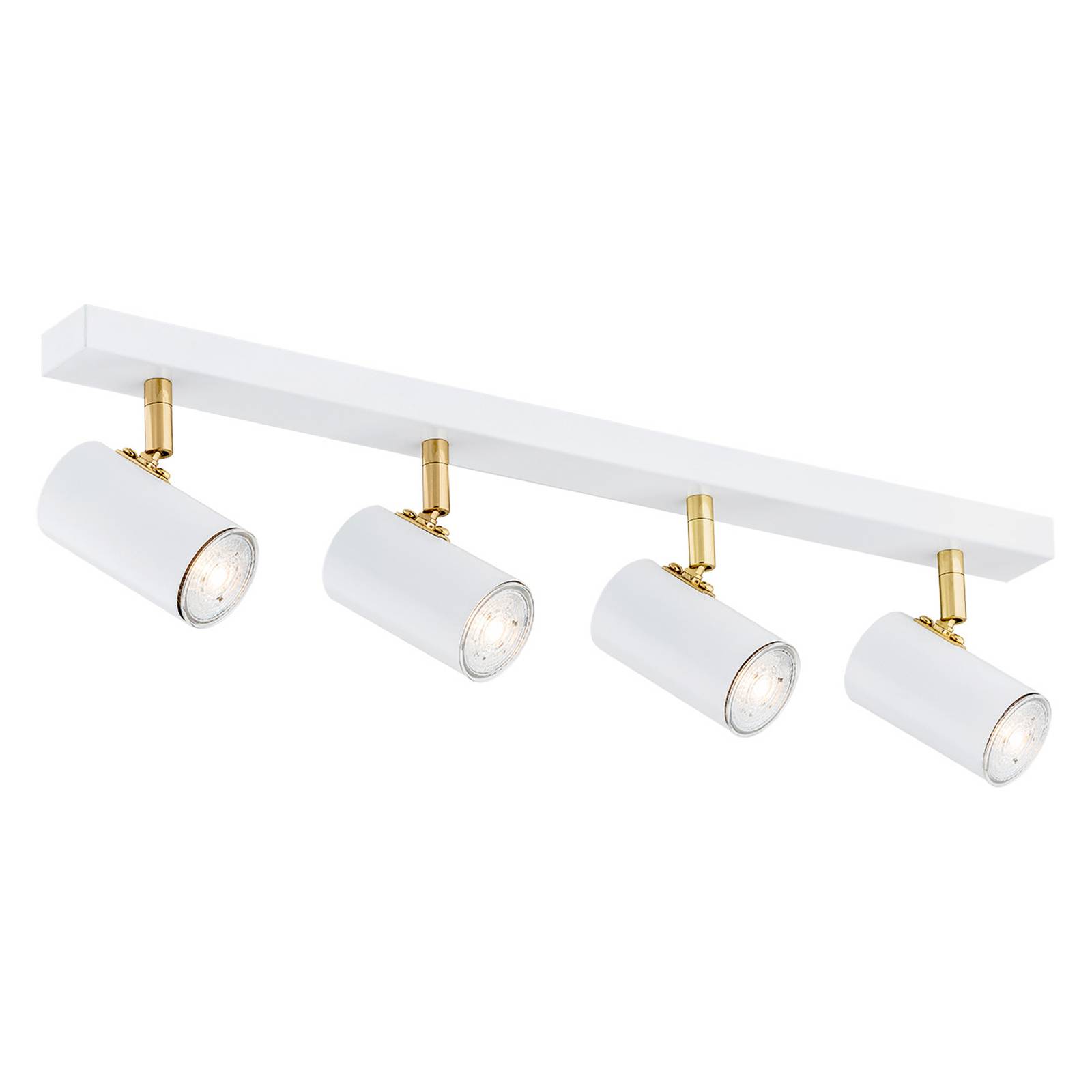 Takspotlight Lund i vitt, 4 lampor