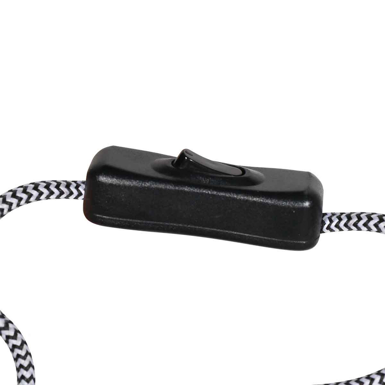 Стена лампа Bloeba, черно/синьо, изпъкване 140 см, велур