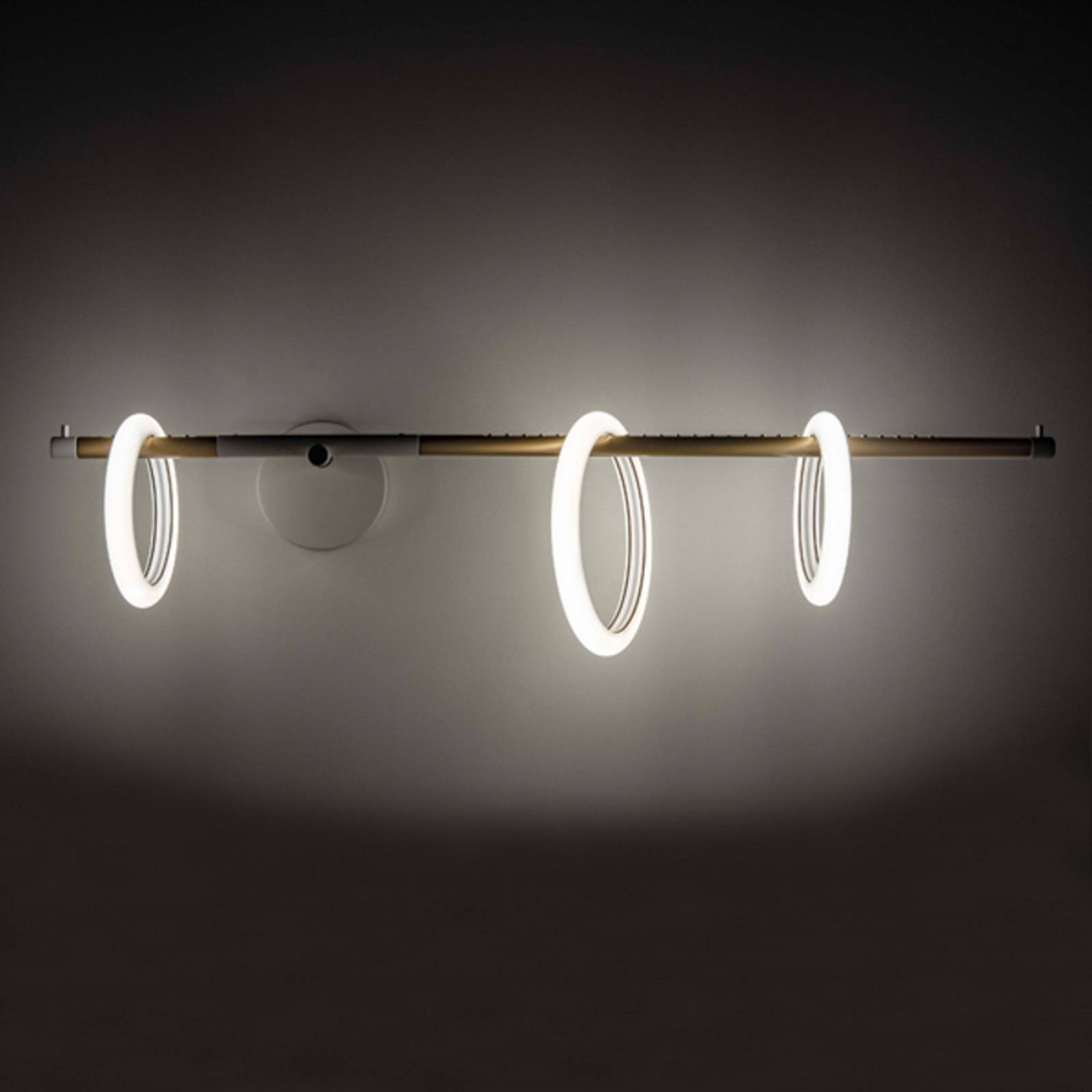Marchetti ulaop led fali lámpa, három gyűrűs, jobbra, fehér