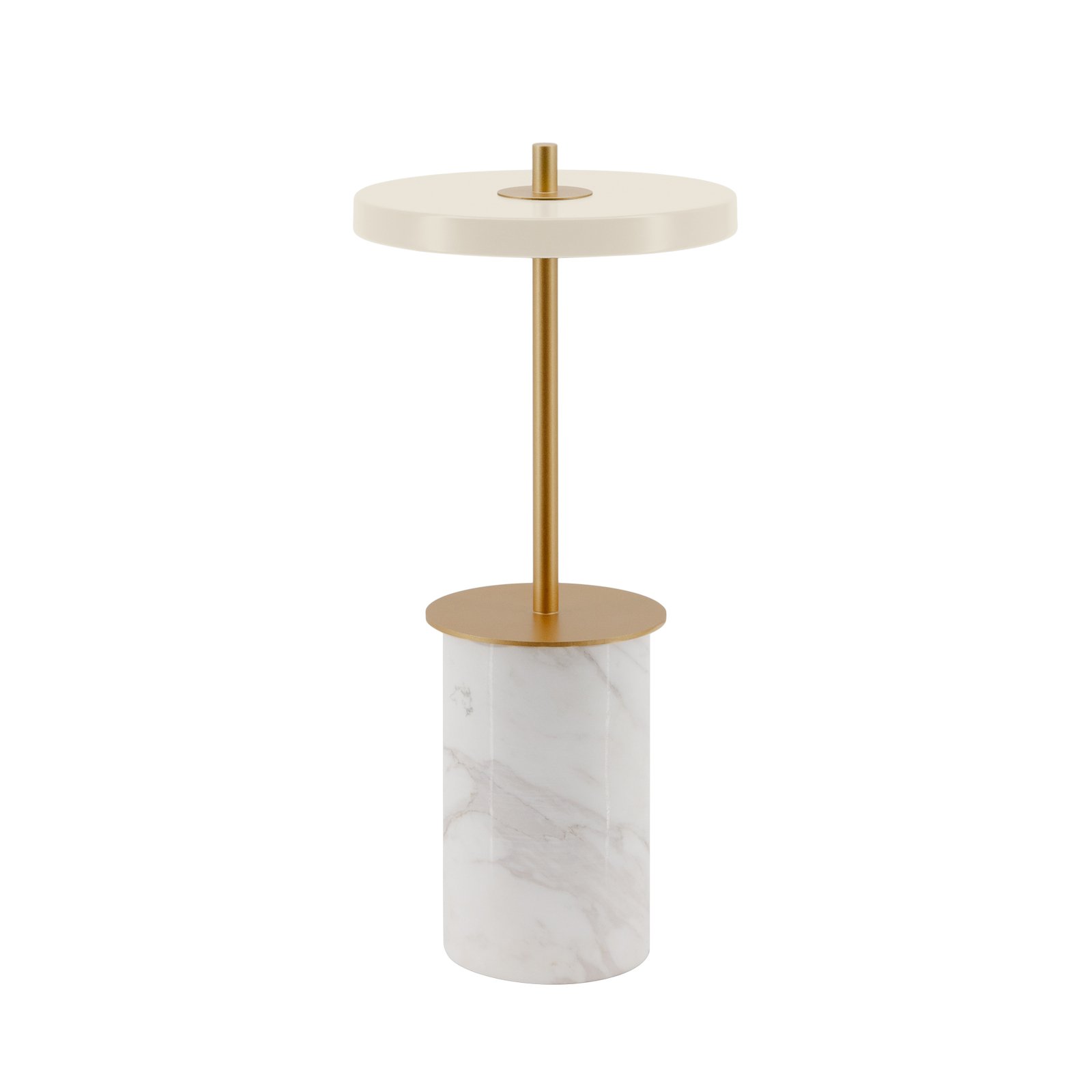 Asteria Move Portátil Candeeiro de Mesa Mini White Marble - UMAGE