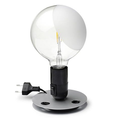 FLOS Lampadina lampada LED da tavolo nero