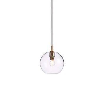 Gloria Suspension Ø190 Laiton/Verre Clair - Belid