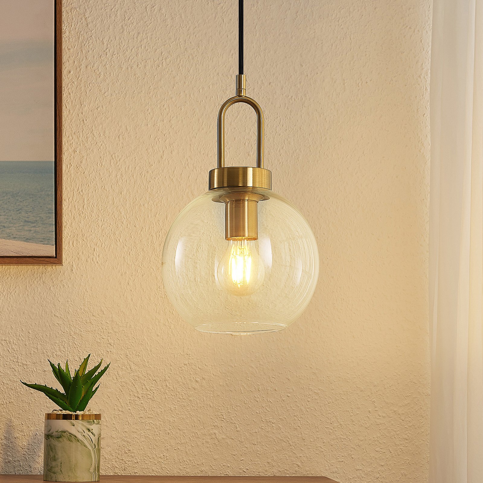 Nalian Pendelleuchte Clear - Lucande