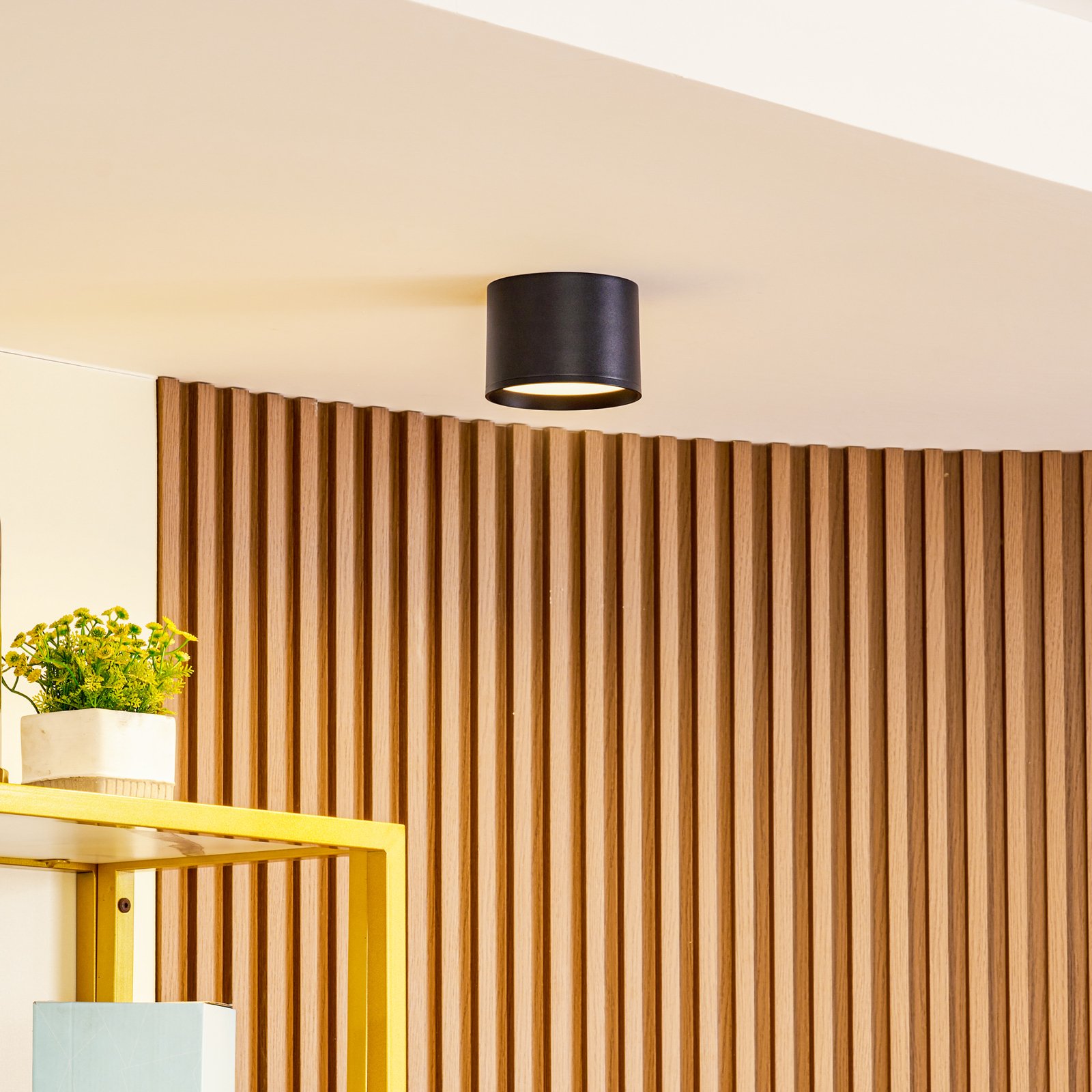 Nivoria LED Spot en Saillie Ø12 Black - Lindby