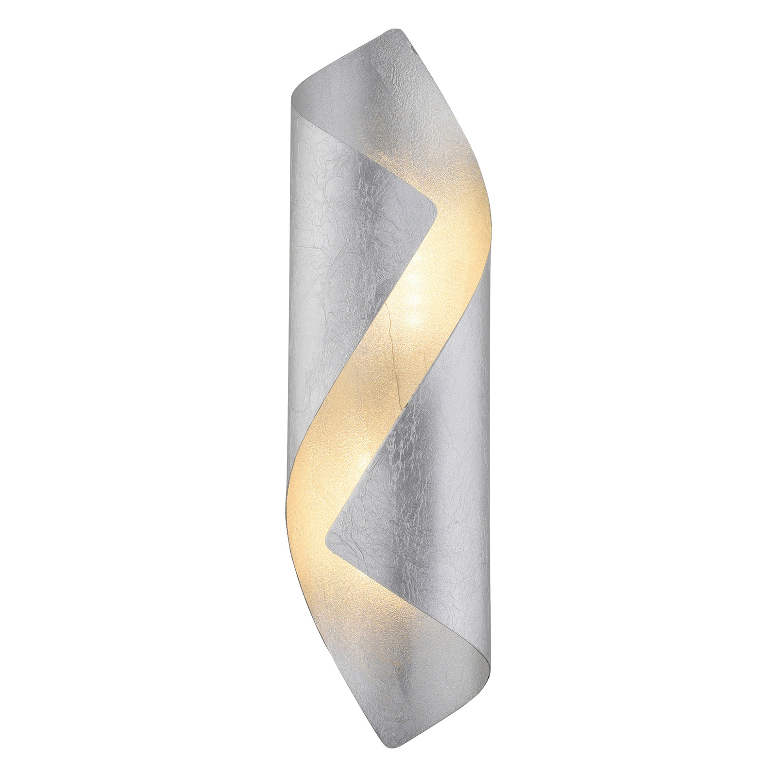 Lindby Wrenjo LED-Wandlampe, silber, 45 cm