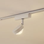 Lindby LED prožektors 48 V Lumaro, balts, Ø 7,3 cm, alumīnijs, aptumšojams