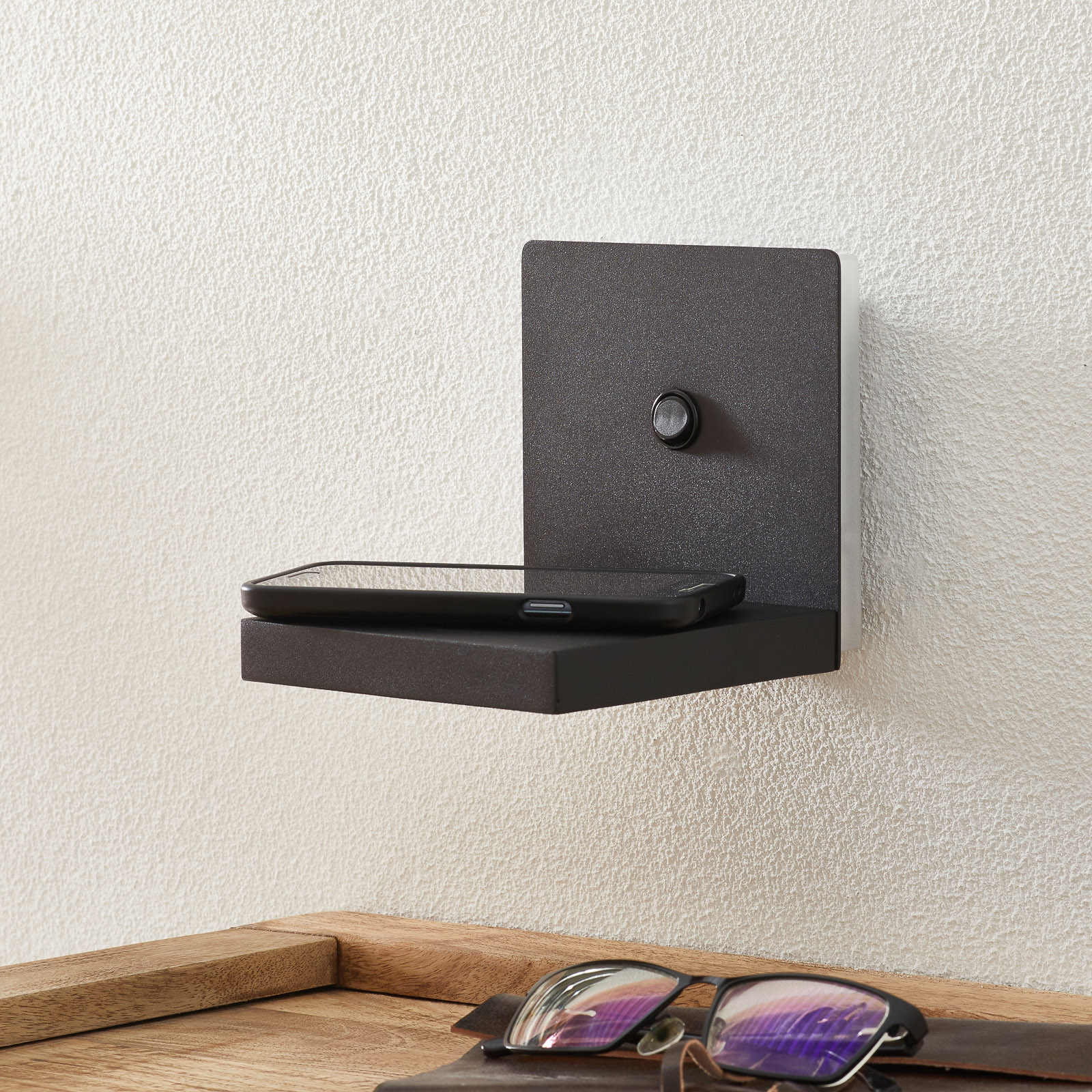 LED-Wandleuchte Zanzibar mit Ladestation