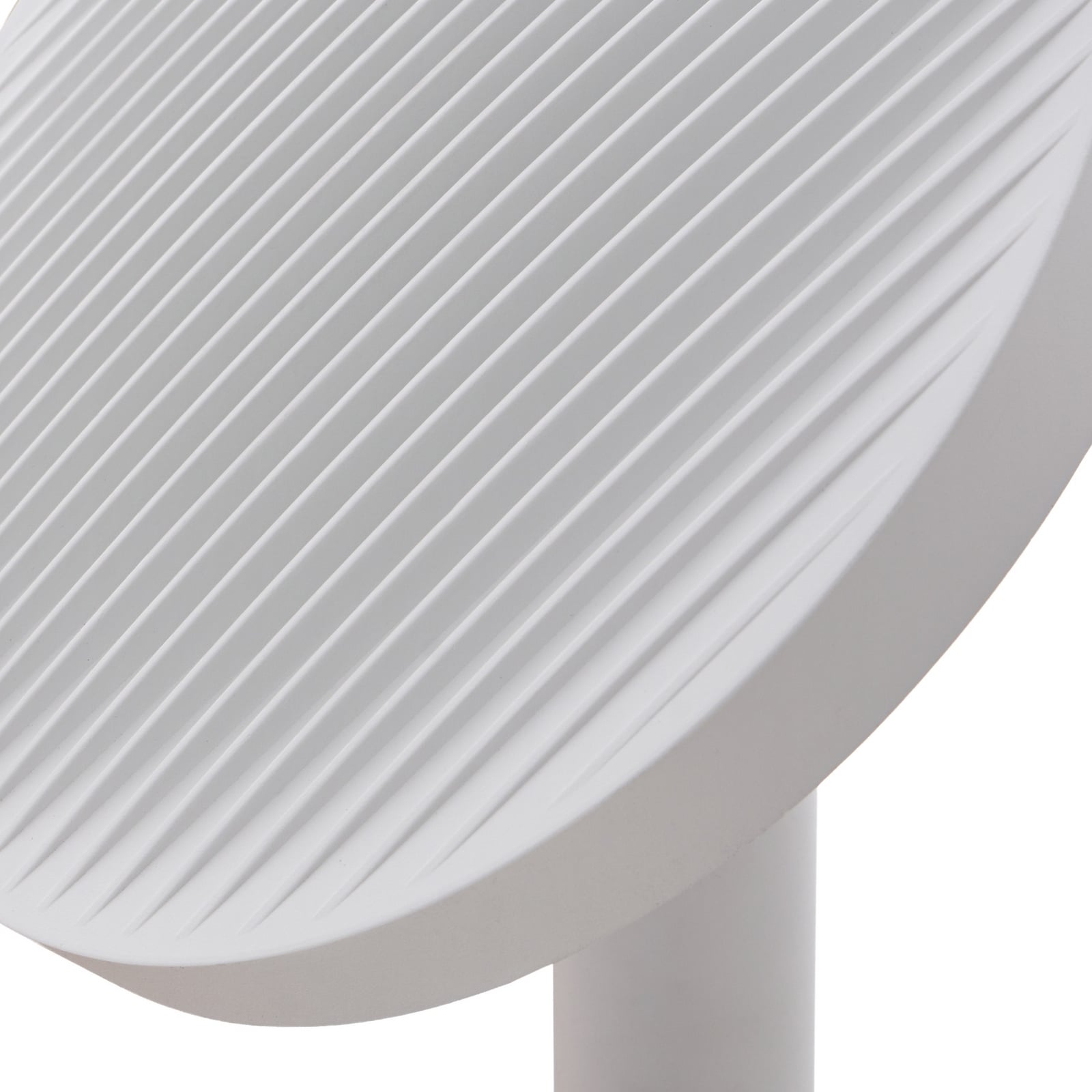 Lampa zewnętrzna LED Lucande Akito, biała, wysokość 260 cm, IP54