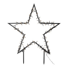 LED-koristevalaisin Spiky maapiikillä, 80 cm
