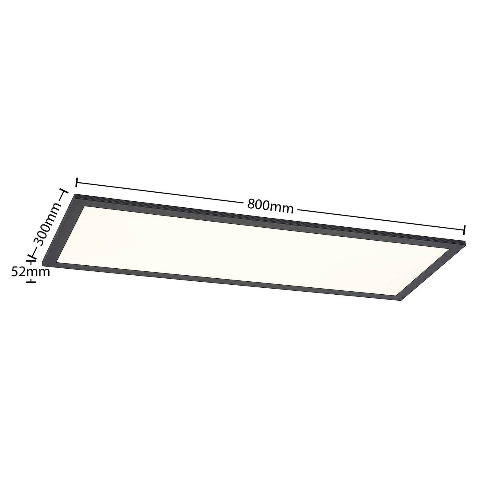 Nelios Kattovalaisin LED 4000K 80x30 Black - Lindby