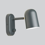 Northern wall light Buddy wall dark grey