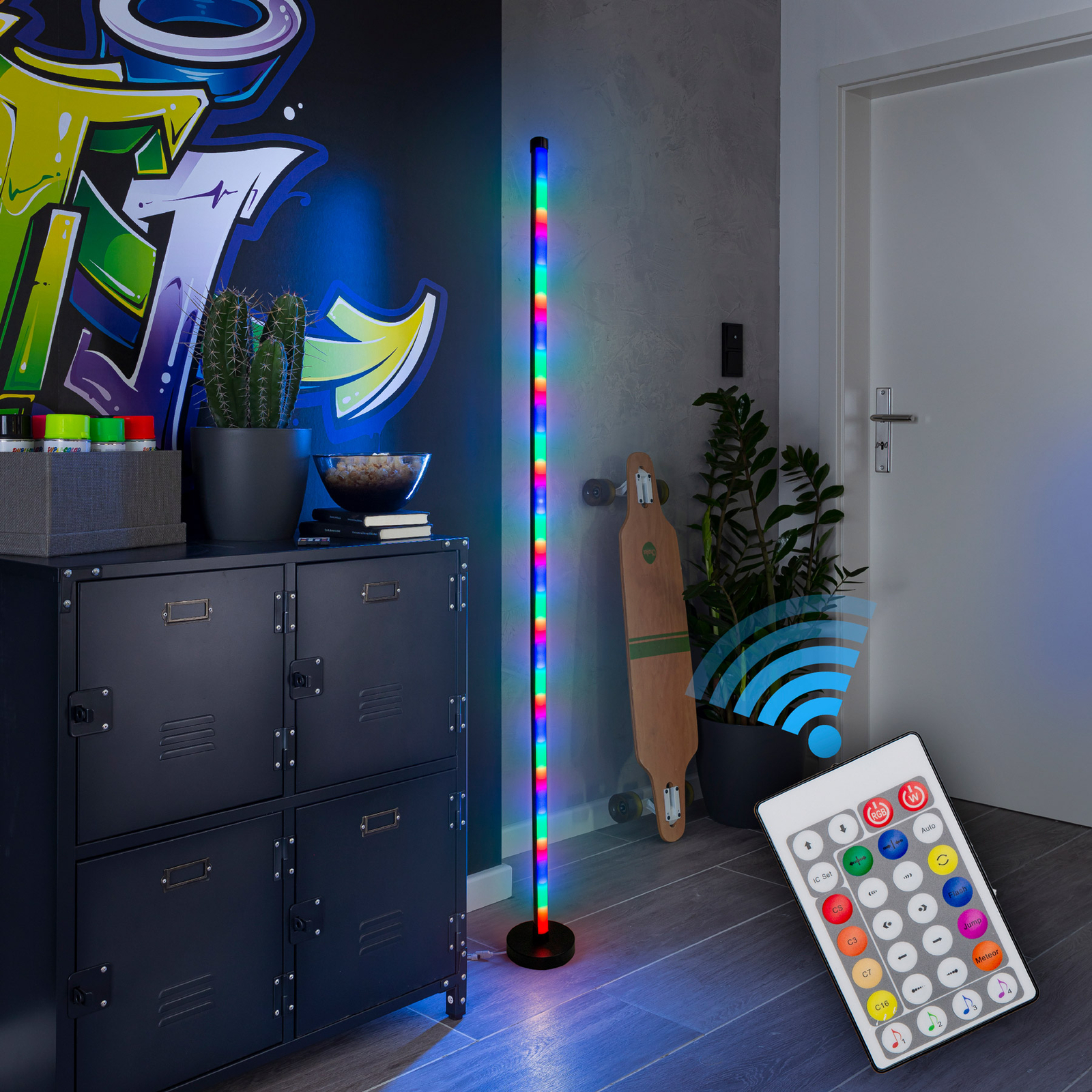 Motion Light LED floor lamp with light effects