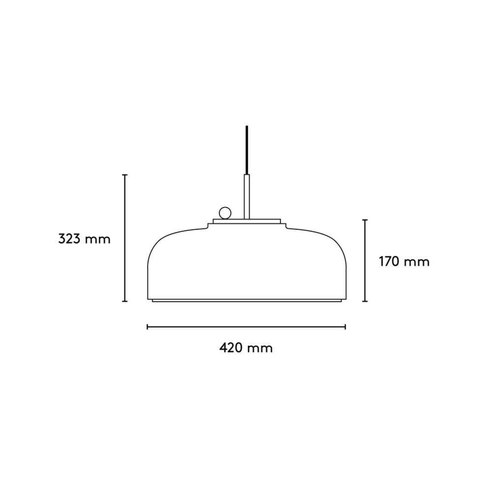 Podgy Lustră Pendul White/White  - Please Wait to be Seated