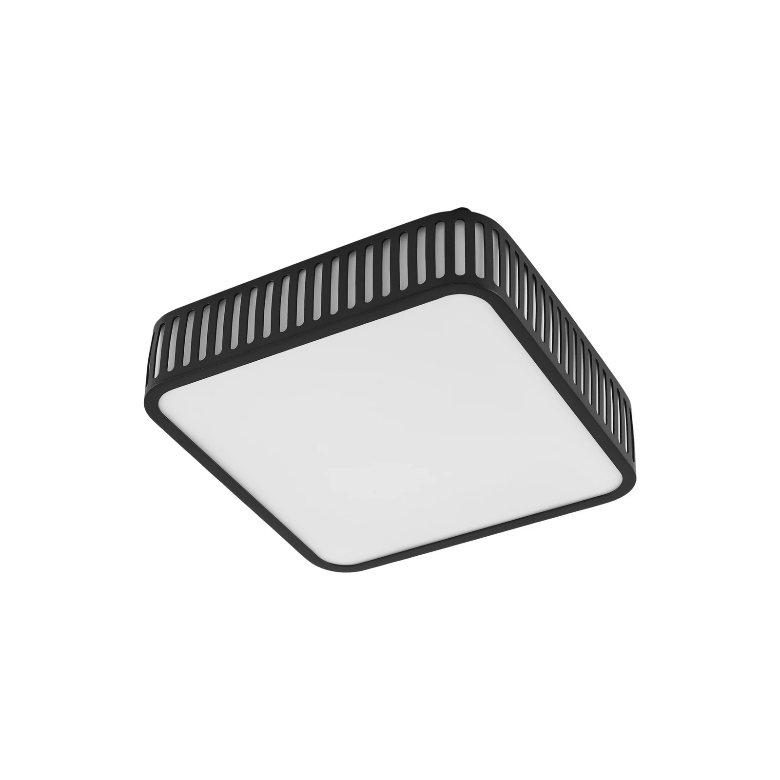 Lindby LED-Außendeckenleuchte Lurinda, 26 cm schwarz, IP44