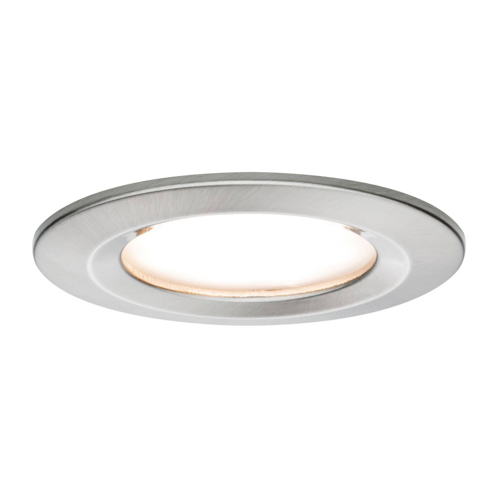Paulmann Licht Paulmann No. 93493 Einbauleuchte LED Coin Nova rund 6,5W Eisen 3-Stufen dimmbar IP44