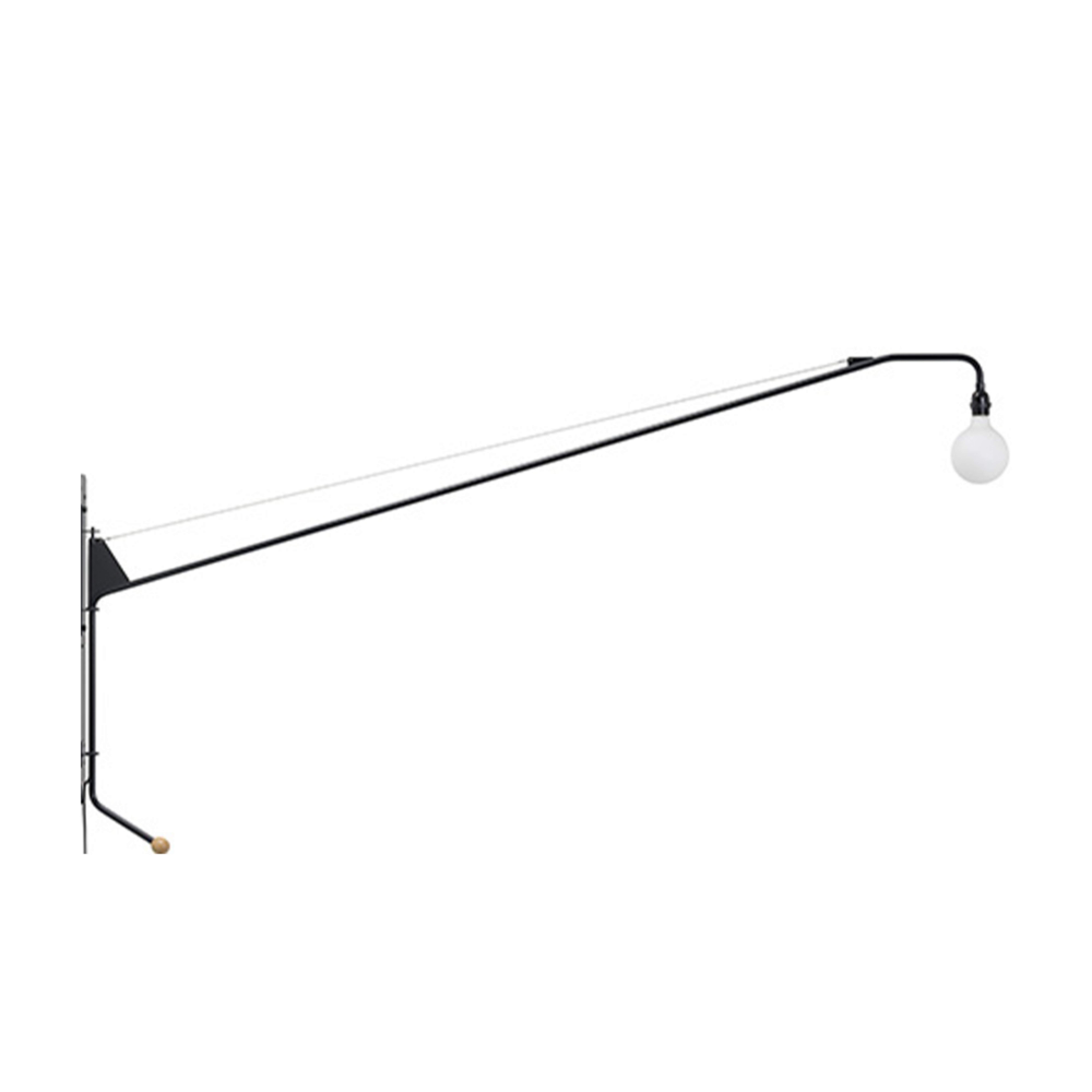 Potence Wandlamp Zwart - Vitra
