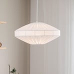 PR Home Edith pendant light, Ø 38 cm, cotton, white