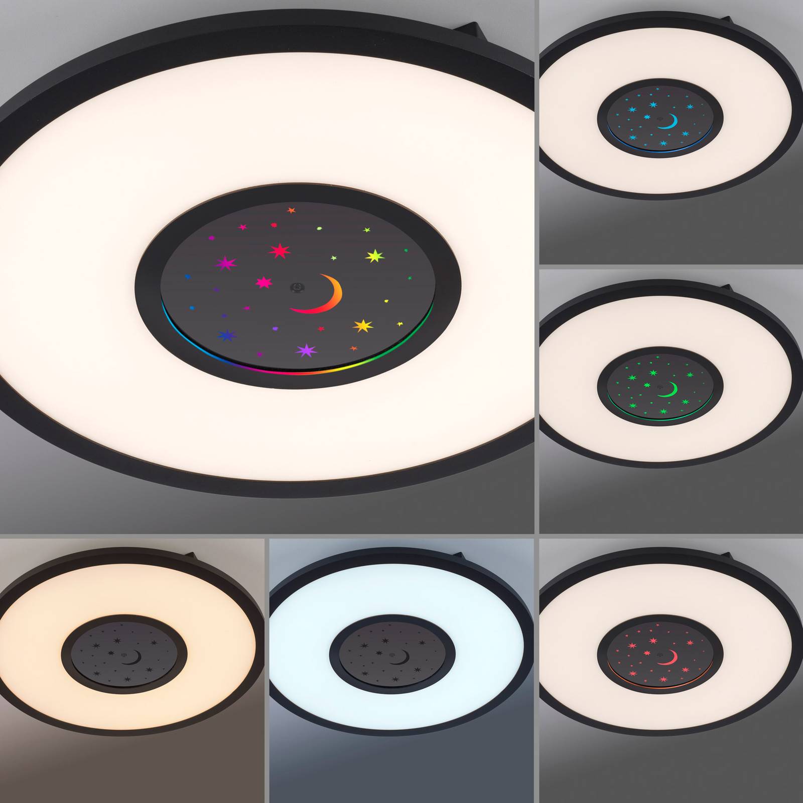 Lampa sufitowa LED Astro, CCT i RGB