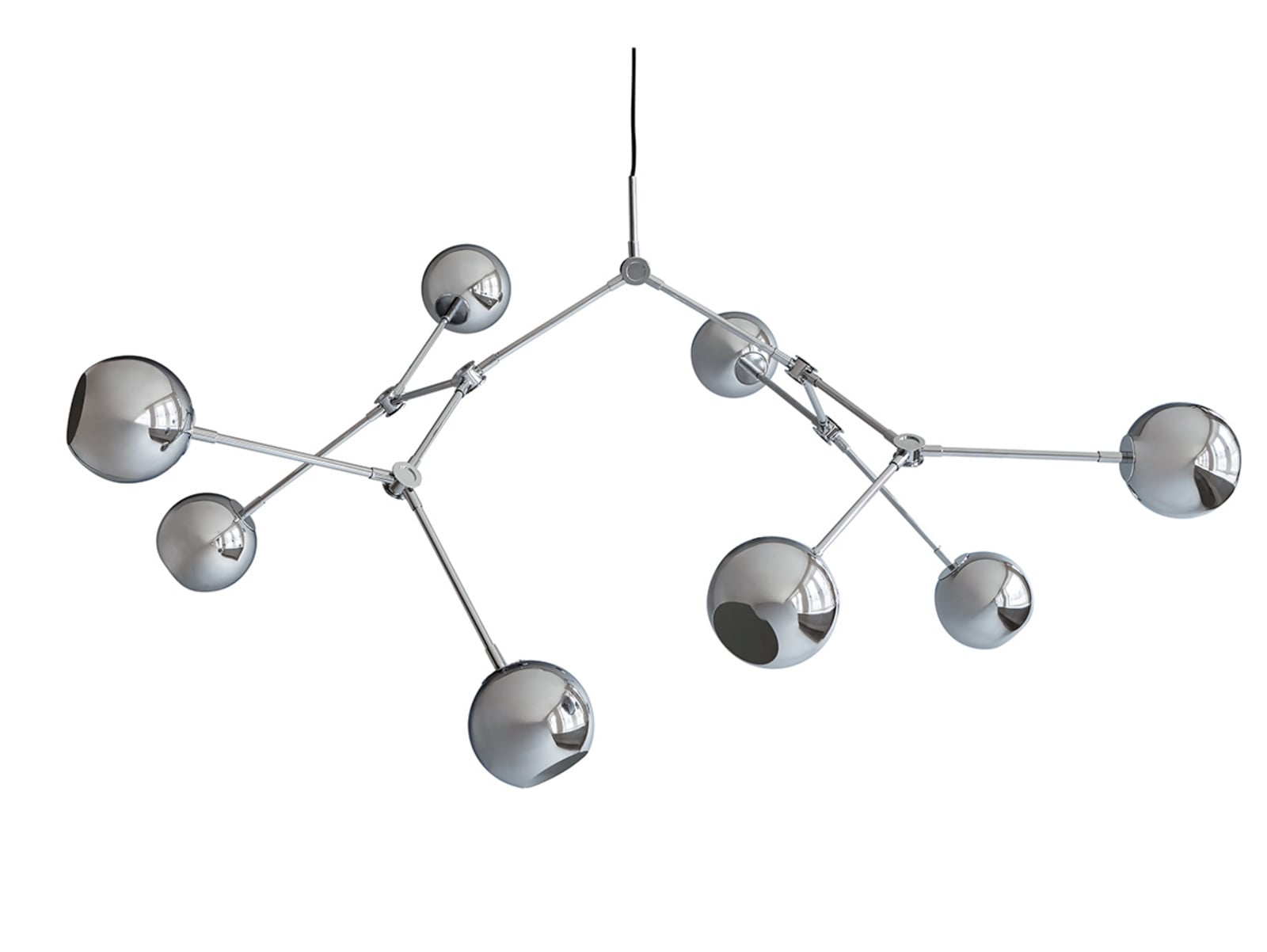 Drop Globe Lysekrone Krom 101 COPENHAGEN - Stue - Metal