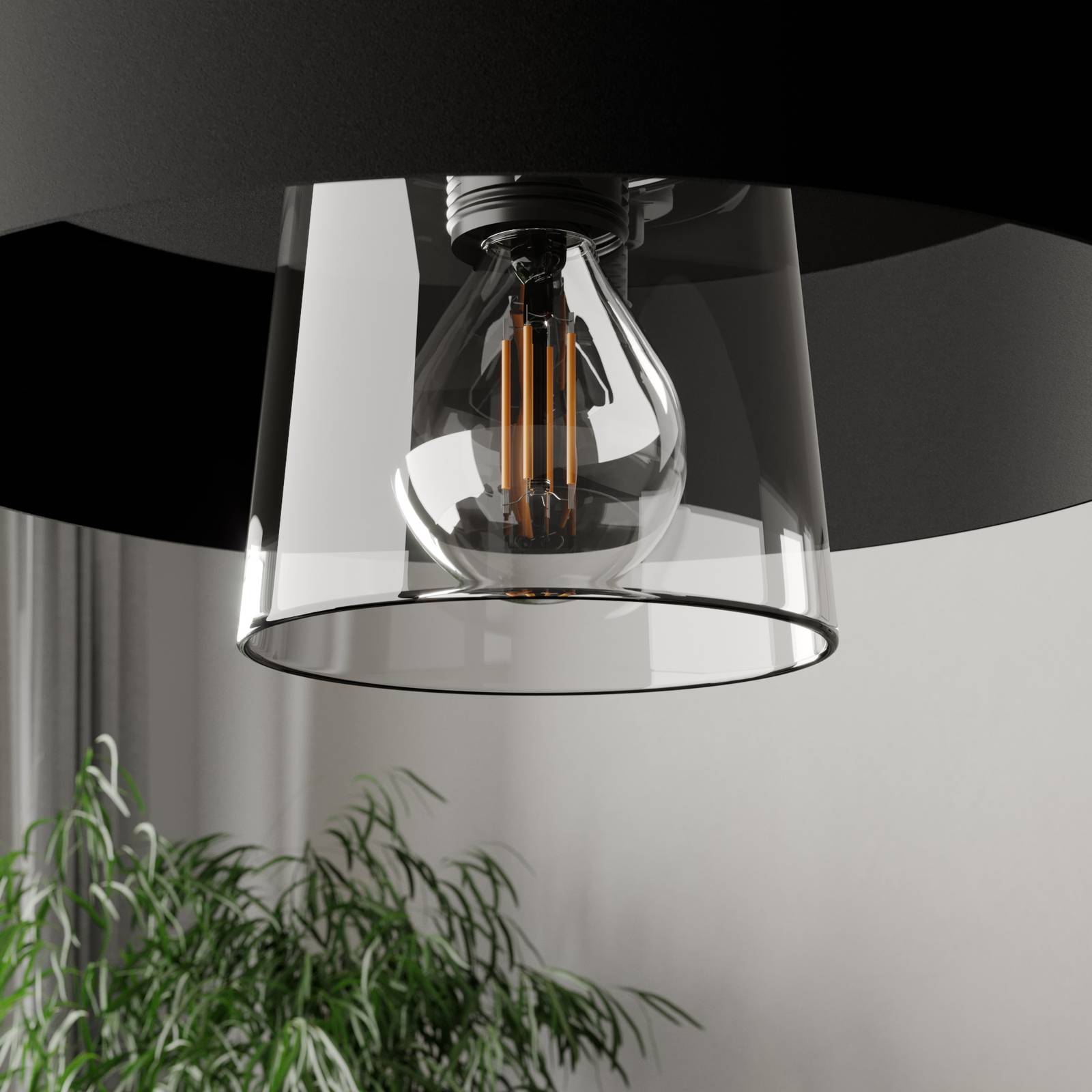 Lampa wisząca Babilon z podwójnym kloszem