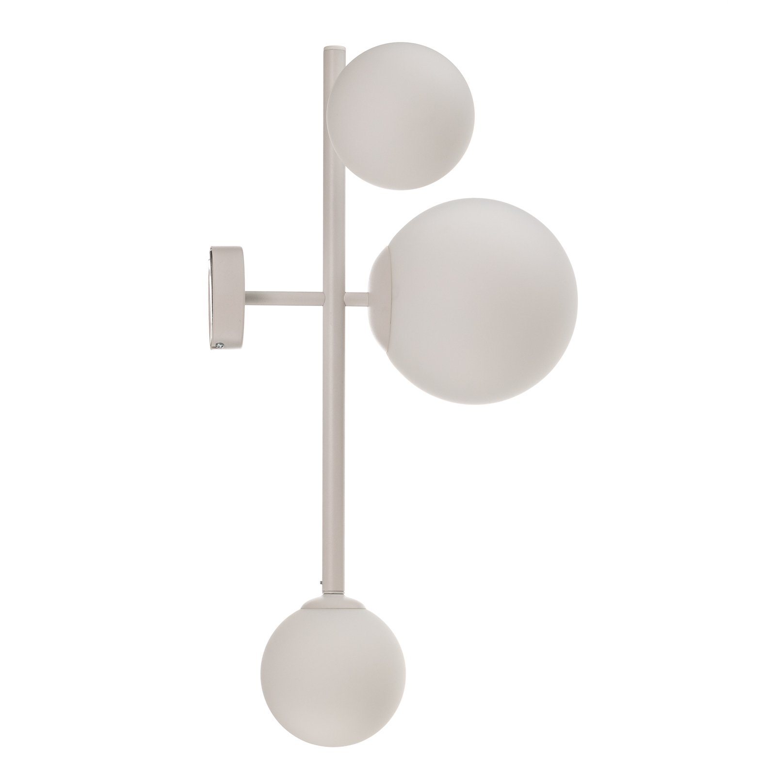 Lámpara de pared Dione, 3 luces, blanca