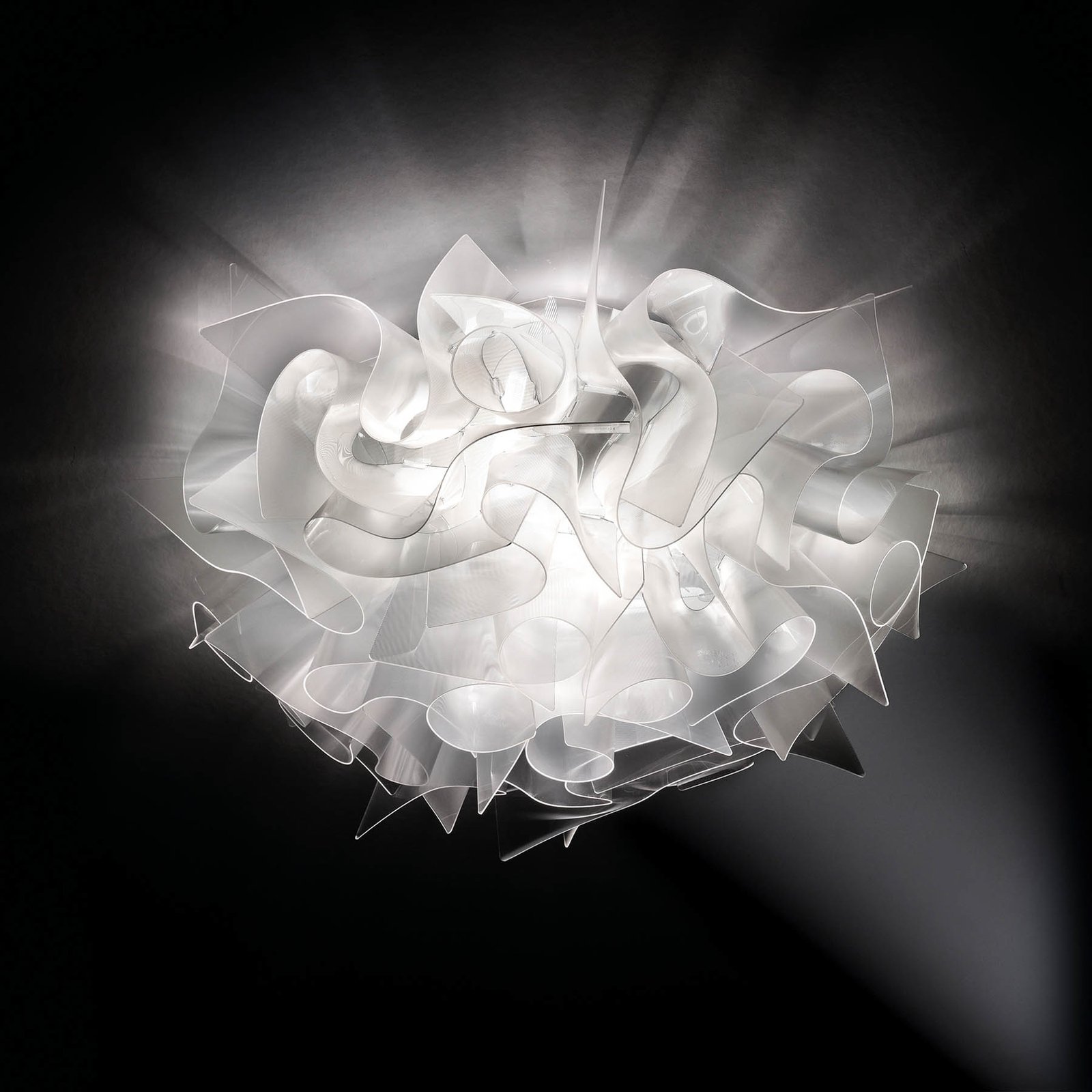 Slamp Veli Prisma, dizajnová stropná lampa Ø 53 cm