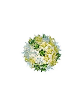Bloom CW2 Applique Murale/Plafonnier Menthe - Kartell