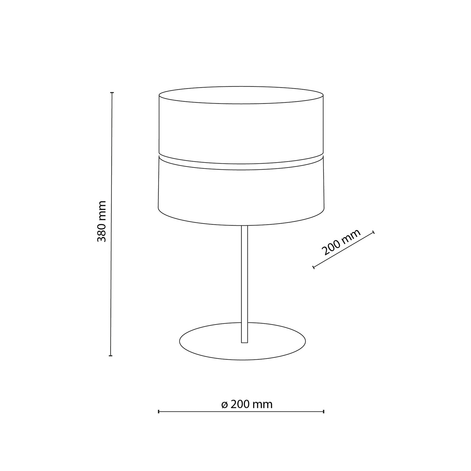 Tafellamp Calma, beige, raffia, hoogte 38 cm, E27