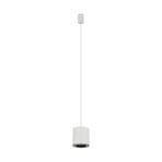 Point Duo pendant light, white, steel, Ø 13 cm, GU10